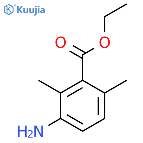 Benzoic acid, 3-amino-2,6-dimethyl-, ethyl ester structure