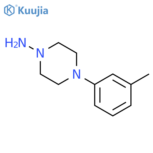 4-(3-methylphenyl)piperazin-1-amine structure