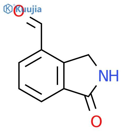1-Oxoisoindoline-4-carbaldehyde structure