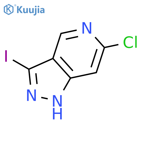 6-Chloro-3-iodo-1H-pyrazolo[4,3-c]pyridine structure