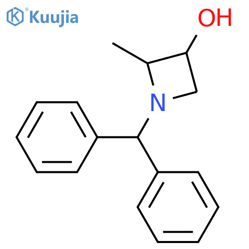 1-(diphenylmethyl)-2-methylazetidin-3-ol structure