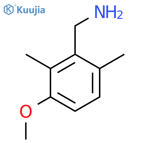 (3-Methoxy-2,6-dimethylphenyl)methanamine structure