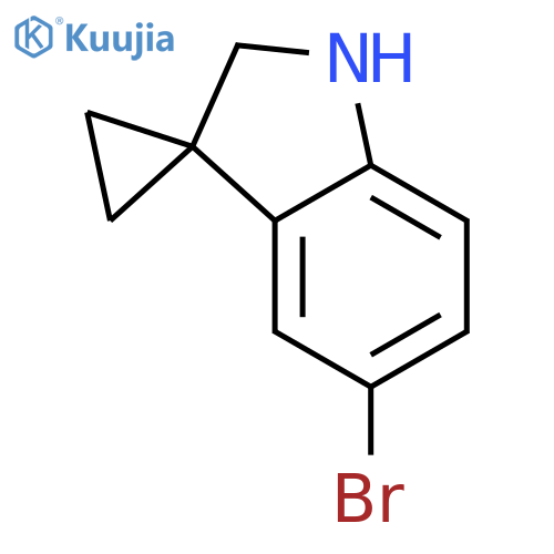 5'-bromo-1',2'-dihydrospiro[cyclopropane-1,3'-indole] structure