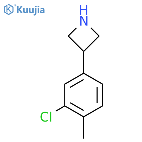 3-(3-chloro-4-methylphenyl)azetidine structure