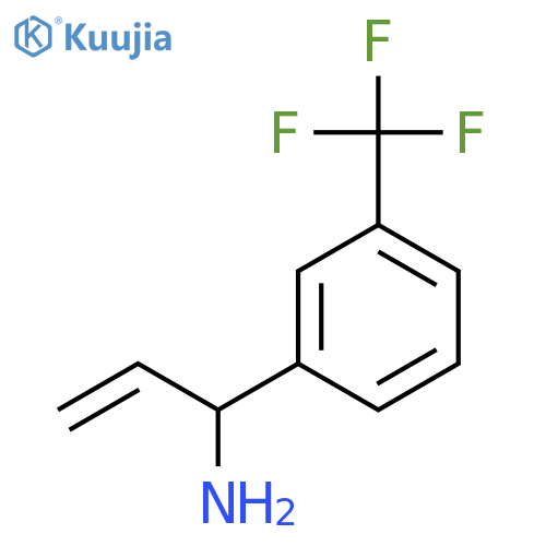 1-3-(trifluoromethyl)phenylprop-2-en-1-amine structure