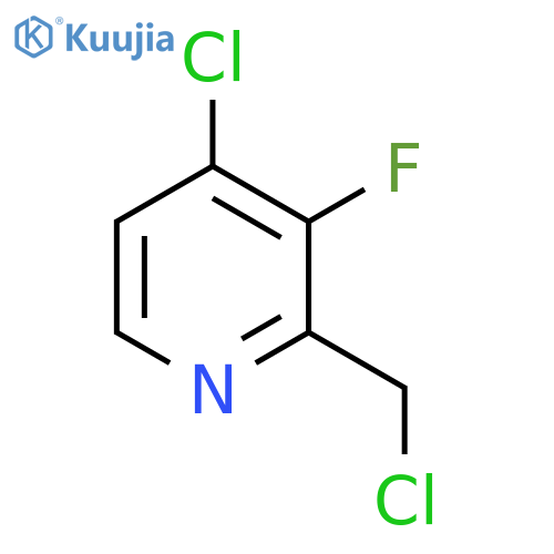 4-Chloro-2-(chloromethyl)-3-fluoropyridine structure