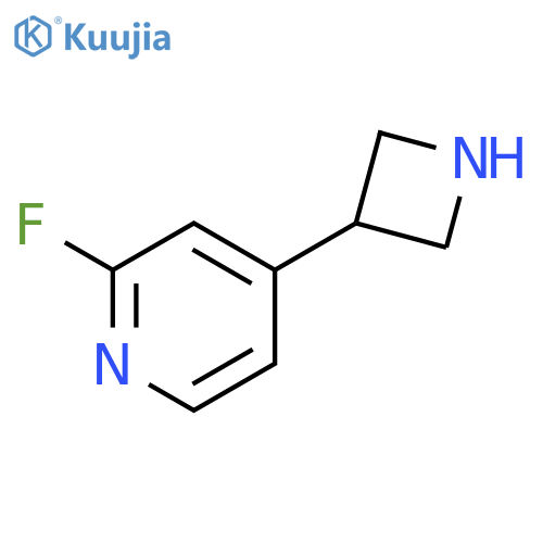 4-(azetidin-3-yl)-2-fluoropyridine structure