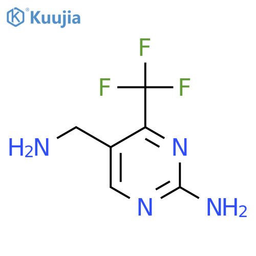 5-(Aminomethyl)-4-(trifluoromethyl)pyrimidin-2-amine structure