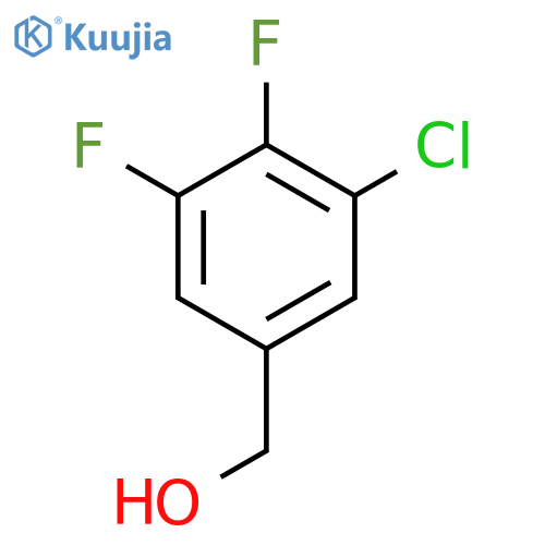 Benzenemethanol, 3-chloro-4,5-difluoro- structure