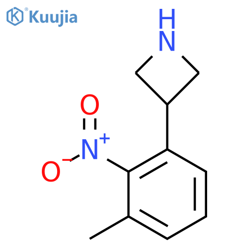 3-(3-methyl-2-nitrophenyl)azetidine structure