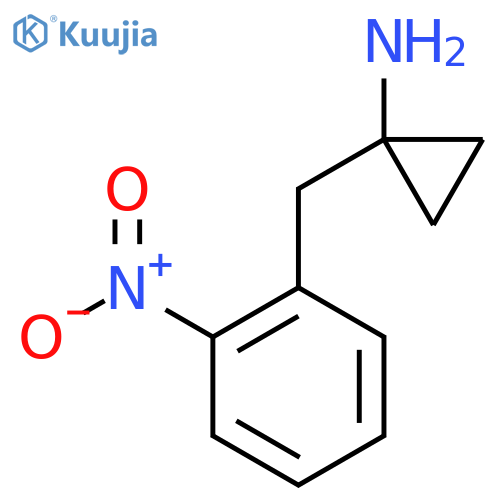 1-(2-nitrophenyl)methylcyclopropan-1-amine structure
