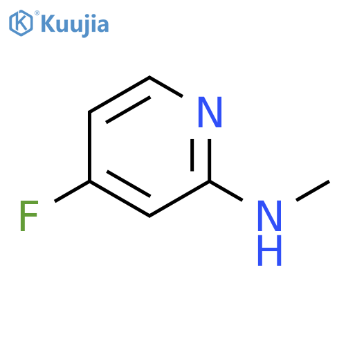 (4-Fluoro-pyridin-2-yl)-methyl-amine structure