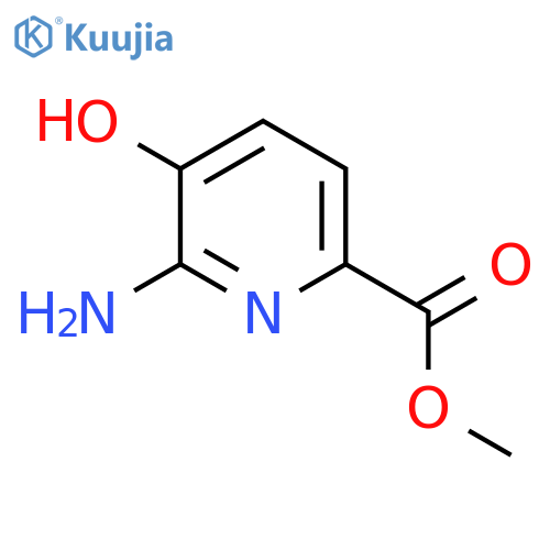 Methyl 6-amino-5-hydroxypicolinate structure