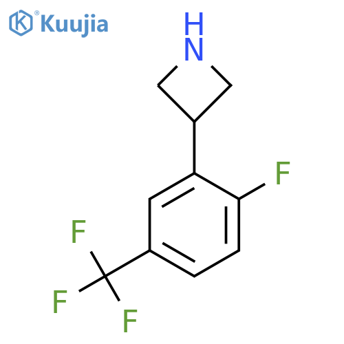 3-2-fluoro-5-(trifluoromethyl)phenylazetidine structure