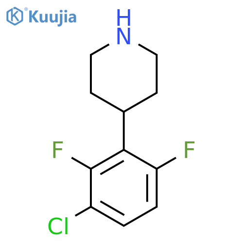 4-(3-chloro-2,6-difluorophenyl)piperidine structure