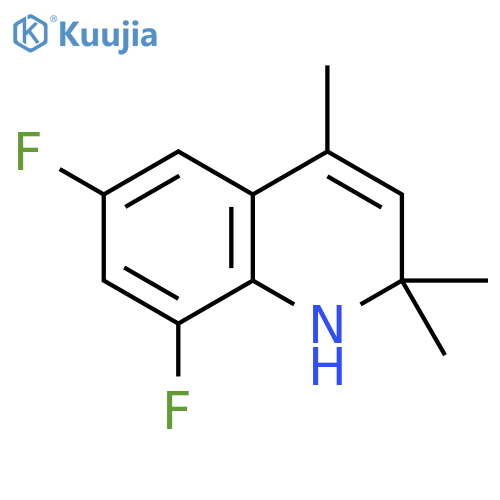 6,8-difluoro-2,2,4-trimethyl-1,2-dihydroquinoline structure