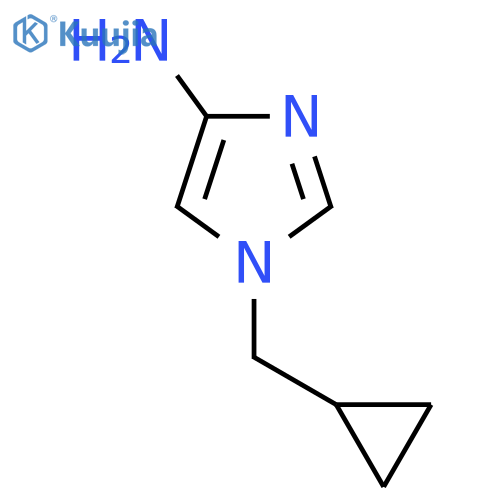 1-(Cyclopropylmethyl)-1H-imidazol-4-amine structure