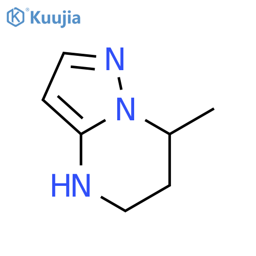 7-methyl-4H,5H,6H,7H-pyrazolo1,5-apyrimidine structure