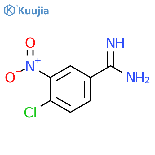 4-chloro-3-nitrobenzene-1-carboximidamide structure