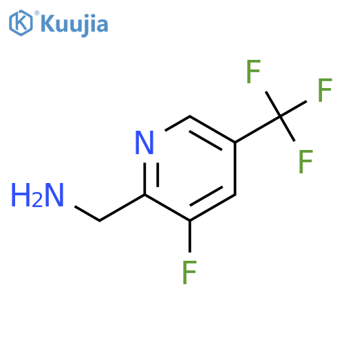 C-(3-Fluoro-5-trifluoromethyl-pyridin-2-yl)-methylamine structure