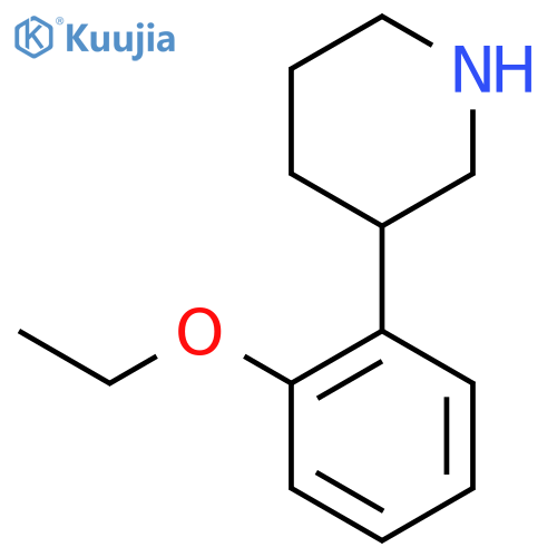 3-(2-ethoxyphenyl)piperidine structure