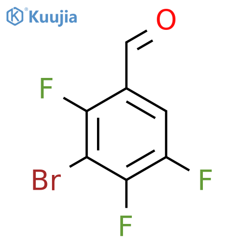 3-Bromo-2,4,5-trifluorobenzaldehyde structure