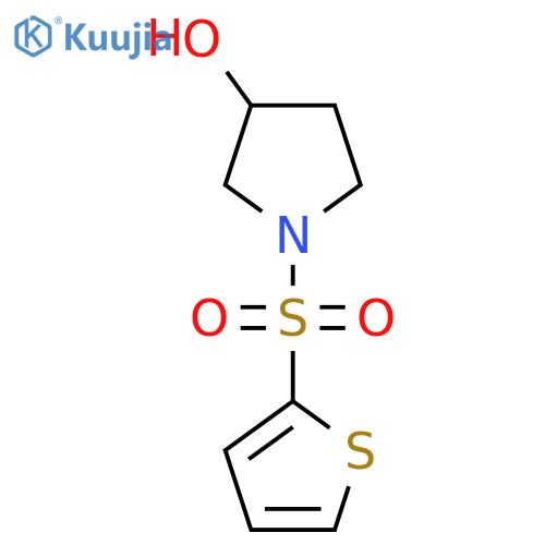 1-(Thiophen-2-ylsulfonyl)pyrrolidin-3-ol structure