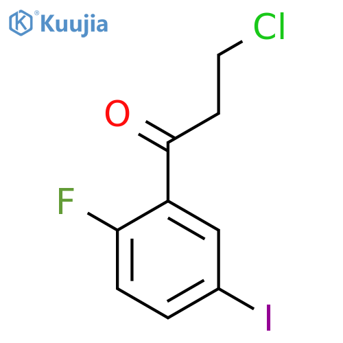 3-Chloro-2'-fluoro-5'-iodopropiophenone structure
