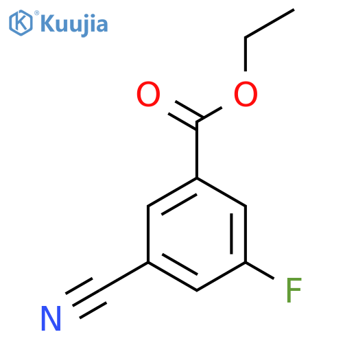 Ethyl 3-cyano-5-fluorobenzoate structure