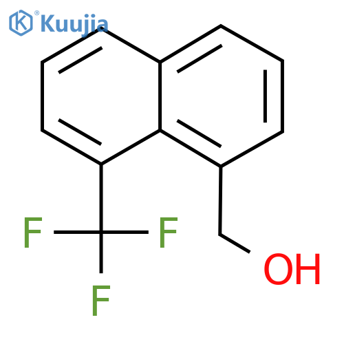 1-(Trifluoromethyl)naphthalene-8-methanol structure