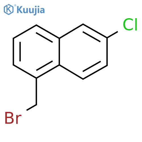1-(Bromomethyl)-6-chloronaphthalene structure
