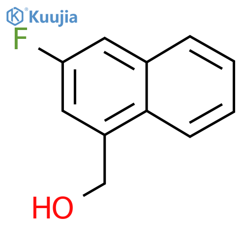 3-Fluoronaphthalene-1-methanol structure