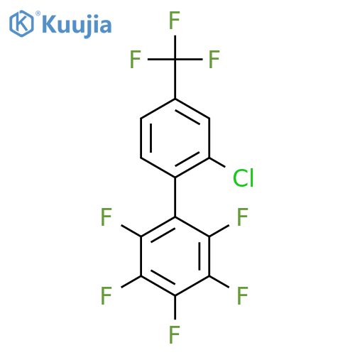 2'-Chloro-2,3,4,5,6-pentafluoro-4'-(trifluoromethyl)biphenyl structure