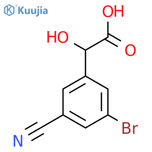 3-Bromo-5-cyanomandelic acid structure