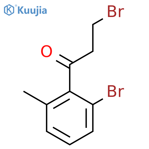 2',3-Dibromo-6'-methylpropiophenone structure