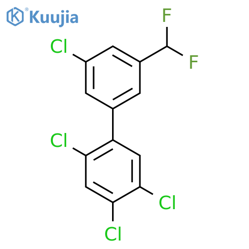 3'-Difluoromethyl-2,4,5,5'-tetrachlorobiphenyl structure