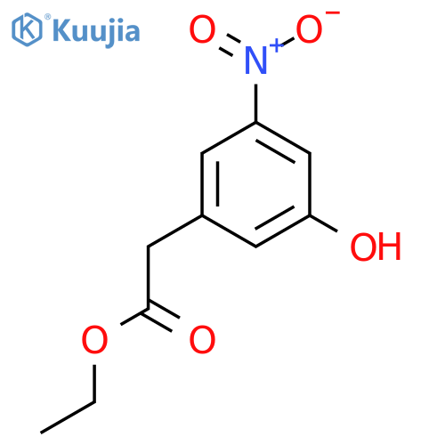 Ethyl 3-hydroxy-5-nitrophenylacetate structure