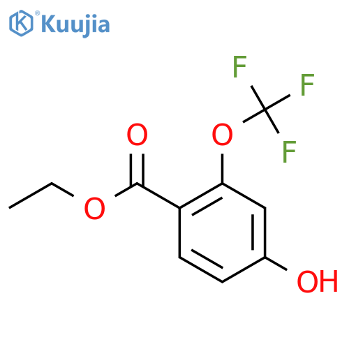 Ethyl 4-hydroxy-2-(trifluoromethoxy)benzoate structure