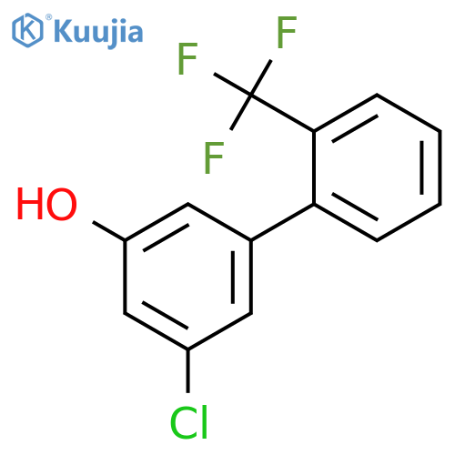 3-Chloro-5-(2-trifluoromethylphenyl)phenol structure