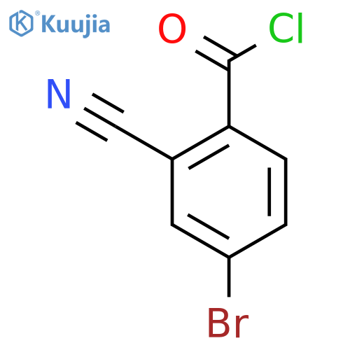 4-Bromo-2-cyanobenzoyl chloride structure