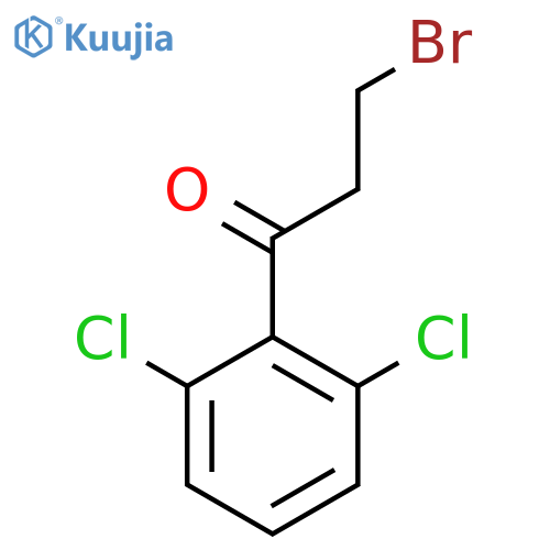 3-Bromo-2',6'-dichloropropiophenone structure