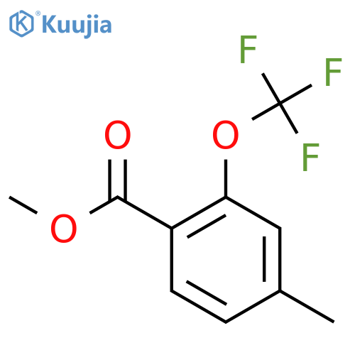 Methyl 4-methyl-2-(trifluoromethoxy)benzoate structure