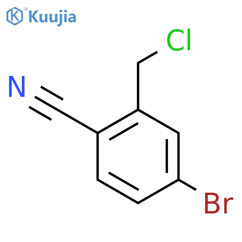 5-Bromo-2-cyanobenzyl chloride structure