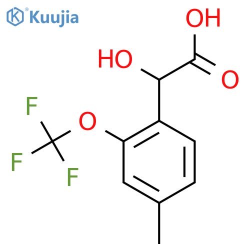 4-Methyl-2-(trifluoromethoxy)mandelic acid structure