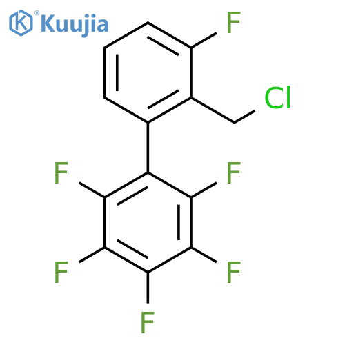 2'-Chloromethyl-2,3,4,5,6,3'-hexafluorobiphenyl structure