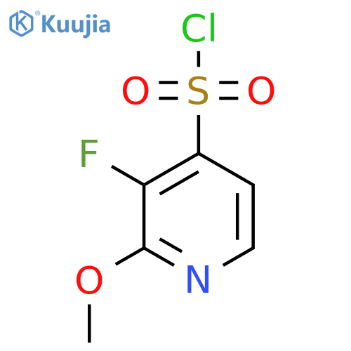 3-Fluoro-2-methoxypyridine-4-sulfonyl chloride structure