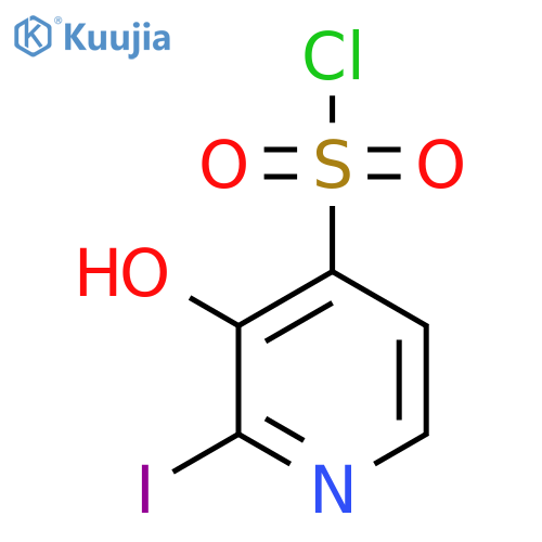 2-Iodo-3-hydroxypyridine-4-sulfonyl chloride structure