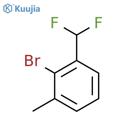 2-Bromo-3-(difluoromethyl)toluene structure