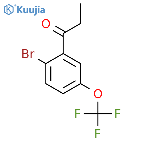 2'-Bromo-5'-(trifluoromethoxy)propiophenone structure