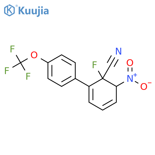 2-Fluoro-2-Cyano-3-nitro-4'-(trifluoromethoxy)biphenyl structure